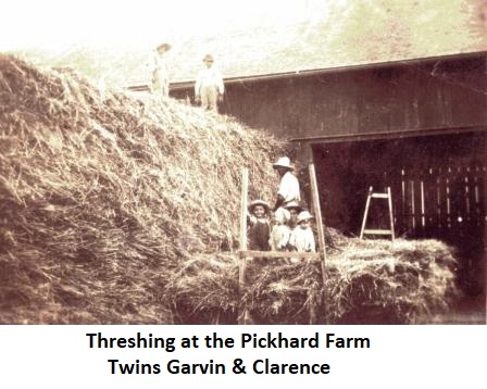 Threshing at the Pickhard Farm